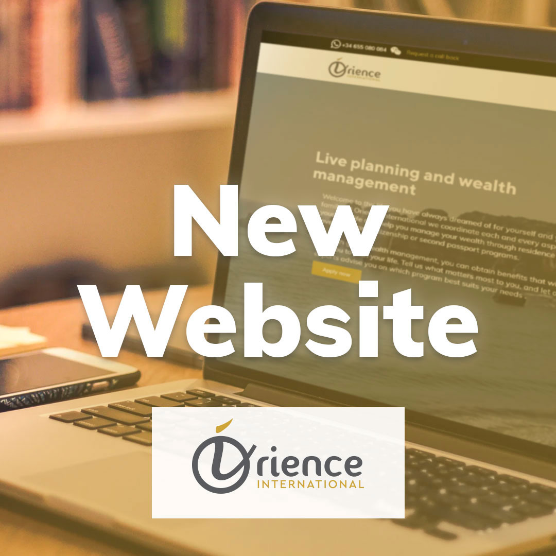 Orience International presents its new website
