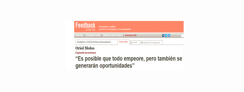 Oriol Molas, “there will be opportunities and we will attract more investment in Spain”